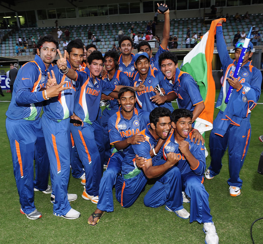 India Under-19s get together for a group photo