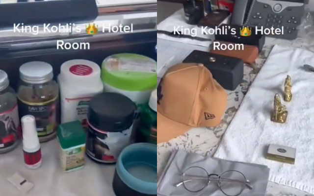 Virat Kohli's hotel room