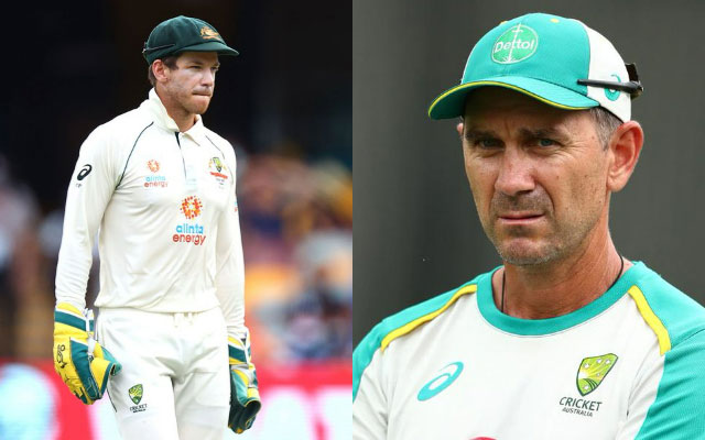 Tim Paine and Justin Langer