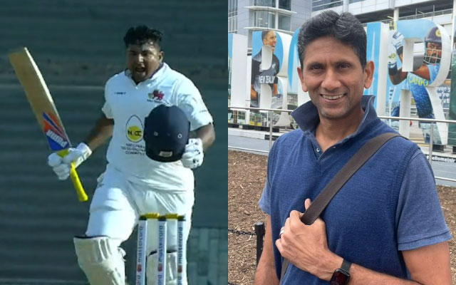 Sarfaraz Khan and Venkatesh Prasad