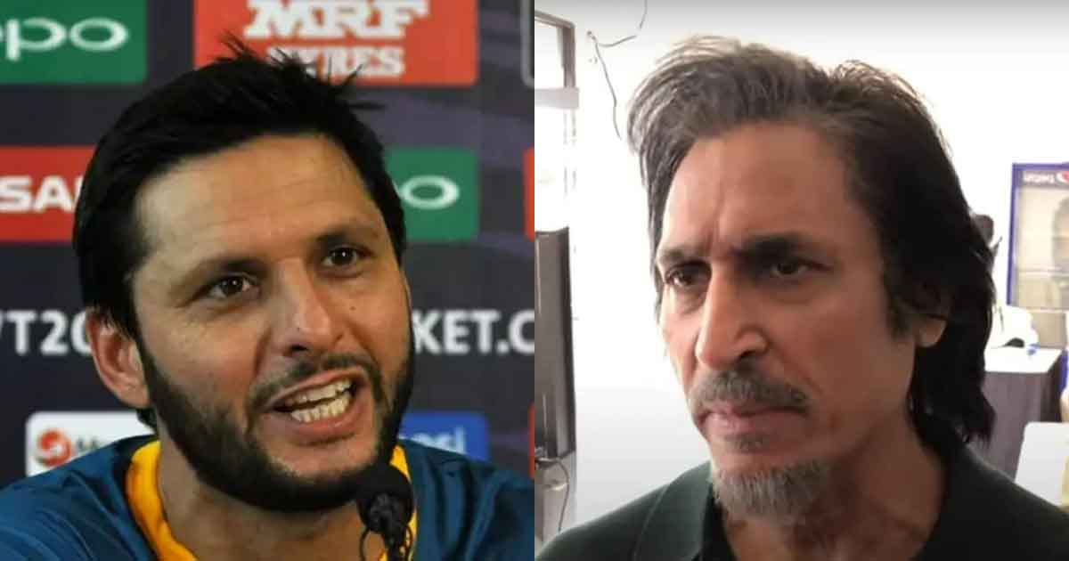 Shahid Afridi lashes out at Ramiz Raja for his remarks on the ...