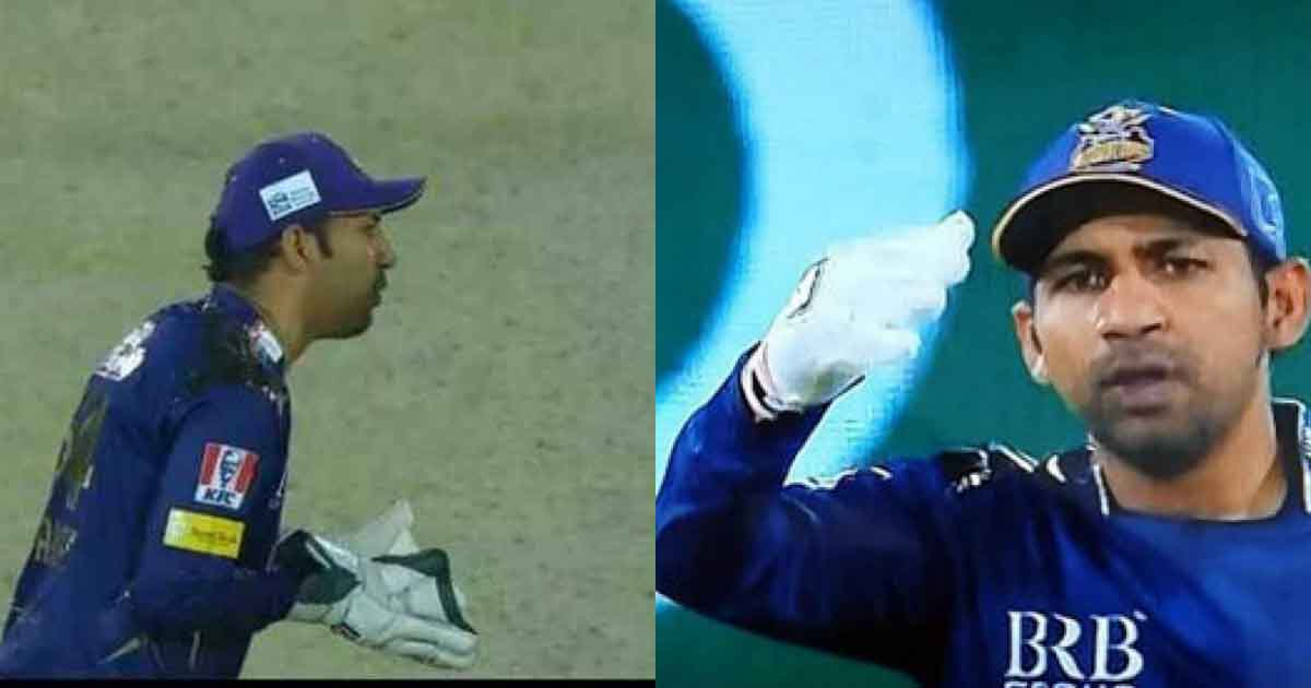 Reports: Sarfaraz Ahmed uses offensive language during PSL exhibition match