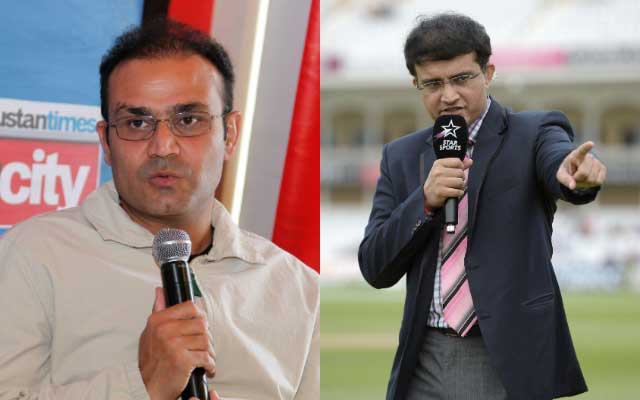 Virender Sehwag and Sourav Ganguly