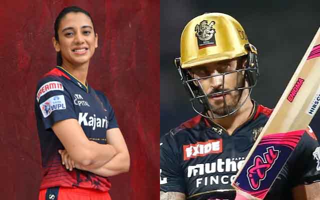 Smriti Mandhana & Faf du Plessis