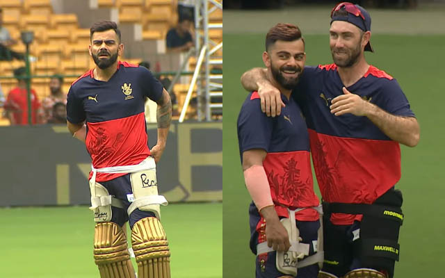 Virat Kohli and Glenn Maxwell