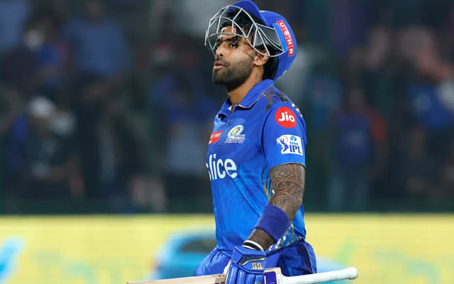 IPL 2023: Suryakumar Yadav gets dismissed while playing his exquisite shot during clash against LSG