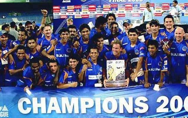 RR champion photo of 2008 IPL