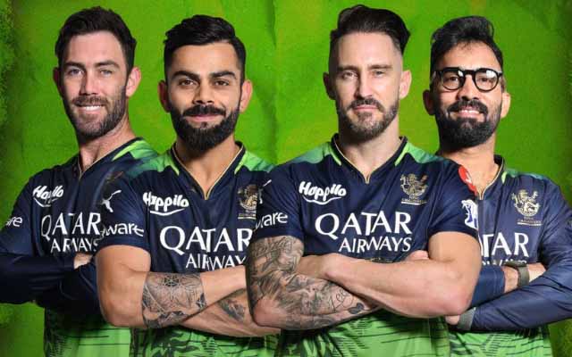 IPL 2023: Royal Challengers Bangalore players to wear green jerseys in ...