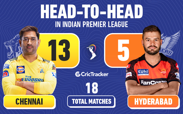 CSK vs SRH Head to Head Records and Stats IPL 2023