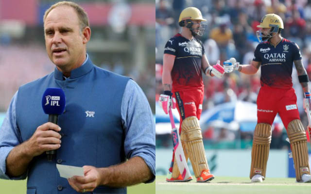 Matthew Hayden and Virat Kohli and Faf du Plessis