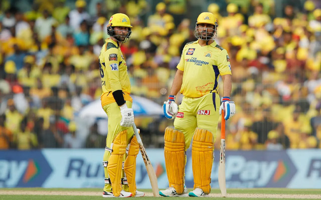 Devon Coway and MS Dhoni