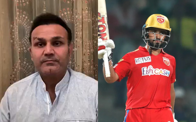 Virender Sehwag and Prabhsimran Singh