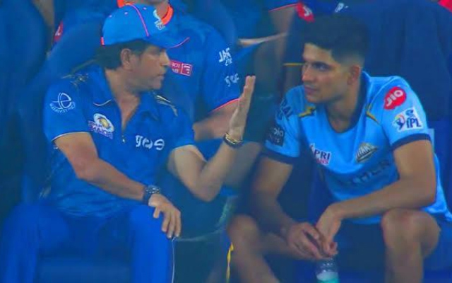 Sachin Tendulkar and Shubman Gill