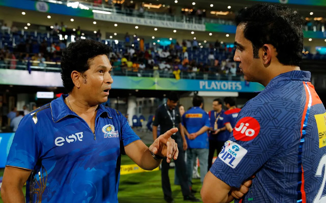 Sachin Tendulkar and Gautam Gambhir