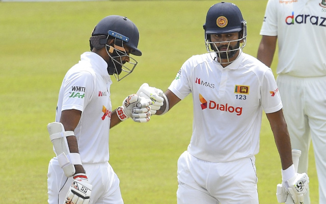 Dimuth Karunaratne and Lahiru Thirimanne