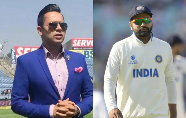 Aakash Chopra and Rohit Sharma