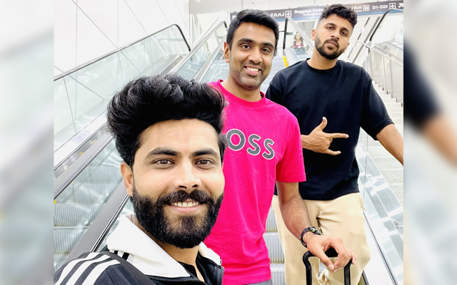 Ravindra Jadeja, Ravi Ashwin and Shardul Thakur.