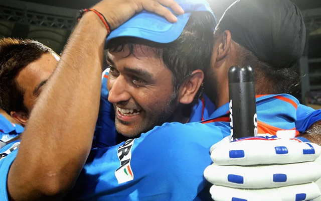 India players in tears after the famous 2011 World Cup triumph