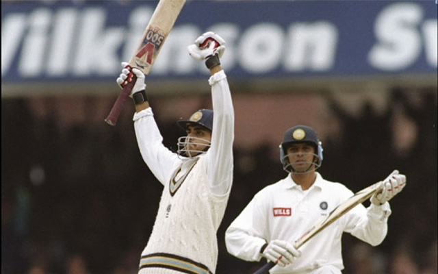 Sourav Ganguly 131 vs England at Lord’s in England in 1996