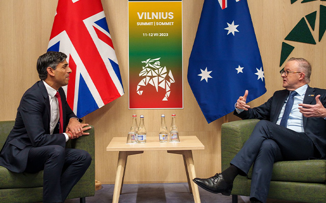 Balls to AUKUS! English and Aussie leaders fight over the cricket