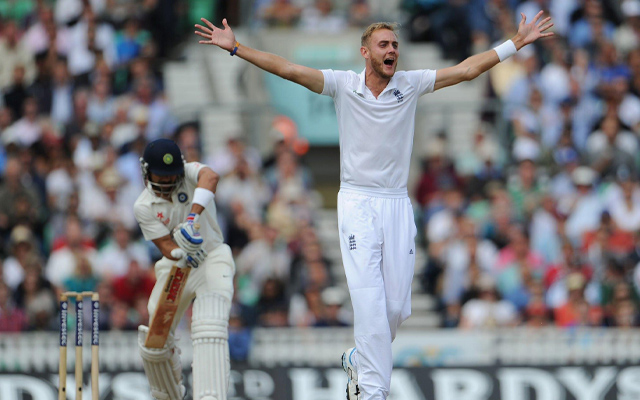 Stuart Broad vs India 2014