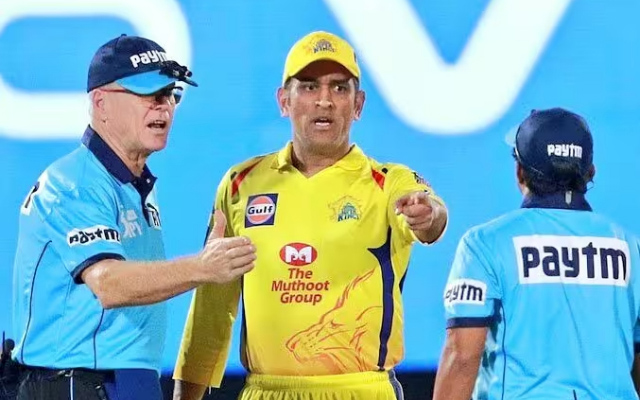 MS Dhoni and IPL Umpires