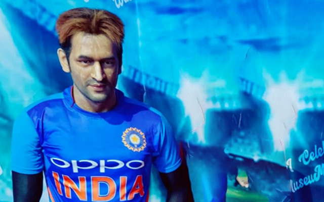 MS Dhoni - Wax statue in Mysuru museum