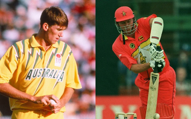 Glenn McGrath vs Eddo Brandes in the 1996 Singer Cup