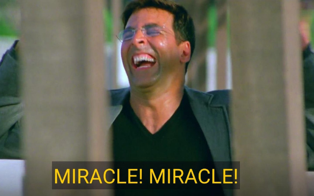 Miracle miracle meme