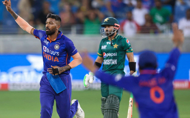 Hardik Pandya and Mohammad Rizwan