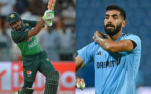 Babar Azam and Jasprit Bumrah