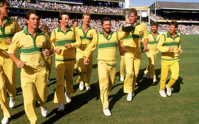 Steve Waugh (AUS) vs India, Melbourne, 1986.