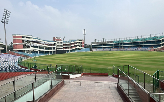 Arun Jaitley Stadium’s outfield gets a stunning makeover for ODI World Cup
