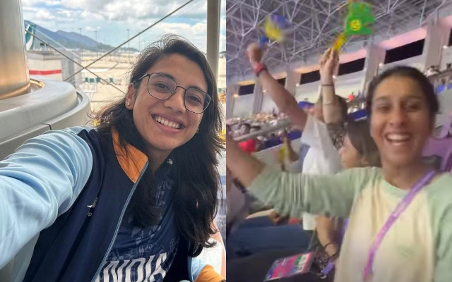 Smriti Mandhana posts video of Jemimah Rodrigues and Harmanpreet Kaur cheering for Indian football team in Asian Games