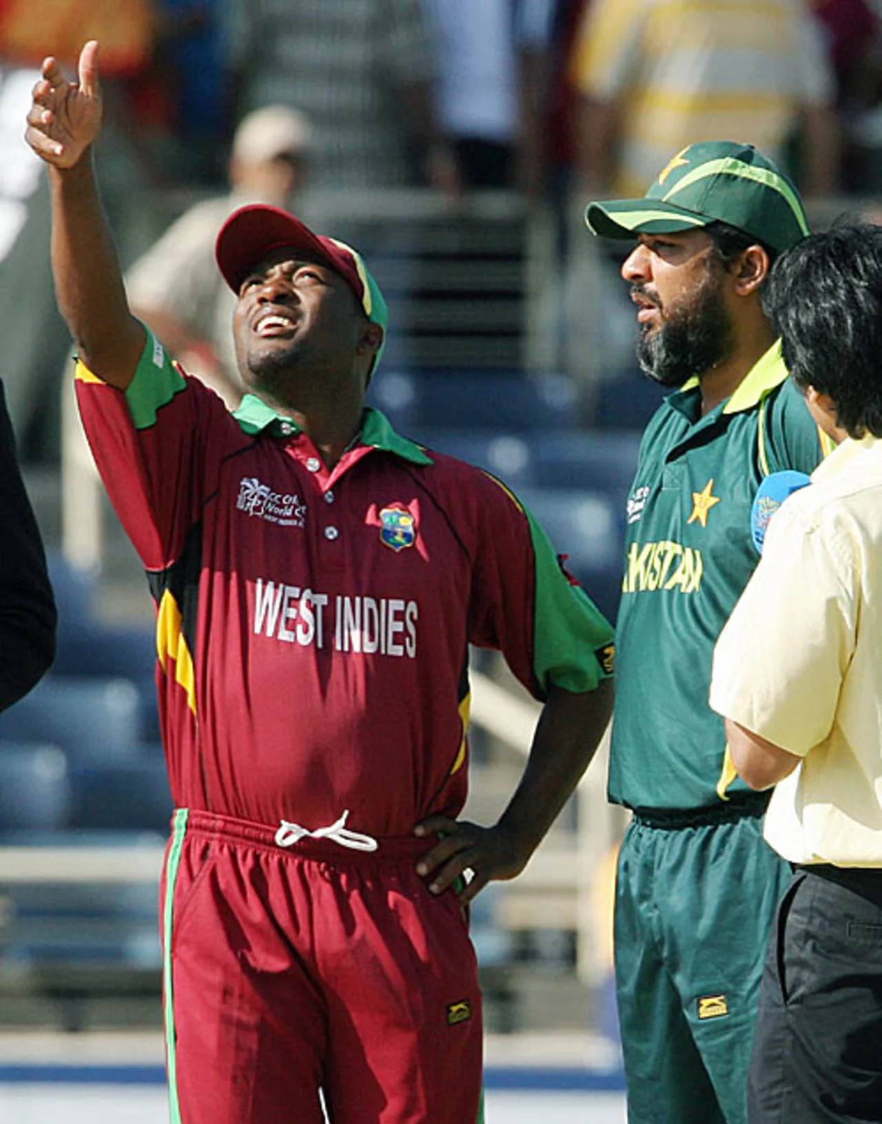 Brian Lara and Inzamam-ul-Haq. Photo Source- AFP