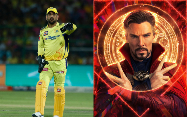 MS Dhoni and Dr. Strange.