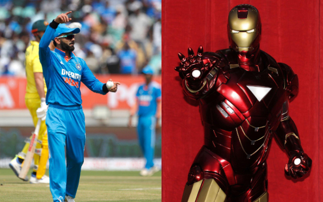 Virat Kohli and Iron Man.