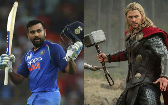 Rohit Sharma and Thor