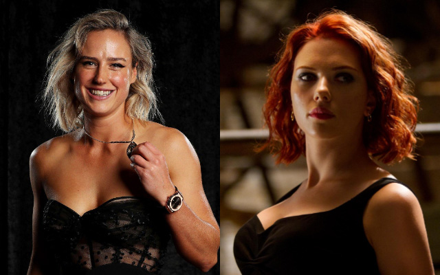 Ellyse Perry and Black Widow