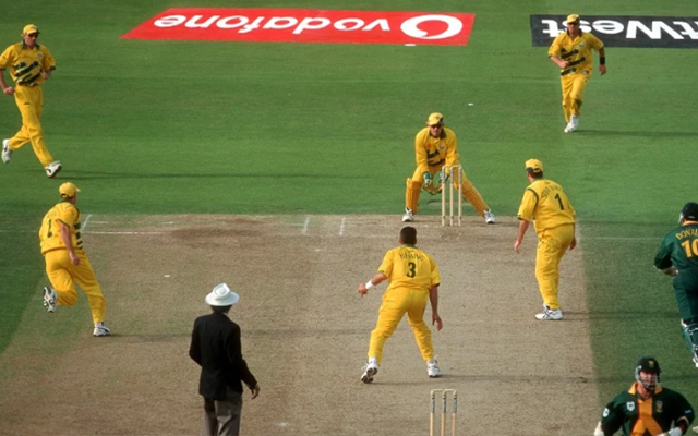 Allan Donald during the 1999 WC semi final