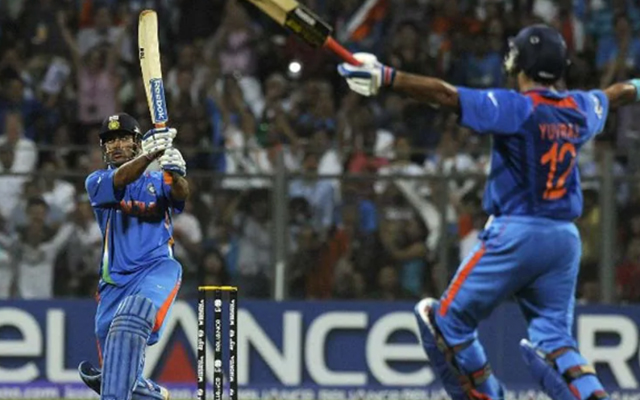MS Dhoni's six in wc final