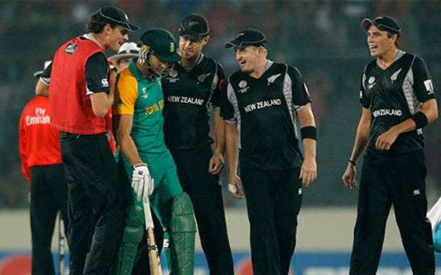 NZ beating SA in 2011 wc