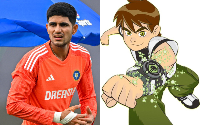 Shubman Gill and Ben 10.