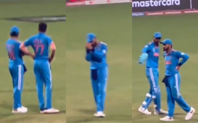 Virat Kohli reacts to fans chanting 