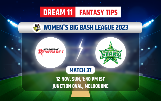 Melbourne Renegades Women vs Melbourne Stars Women Dream11 Team Today