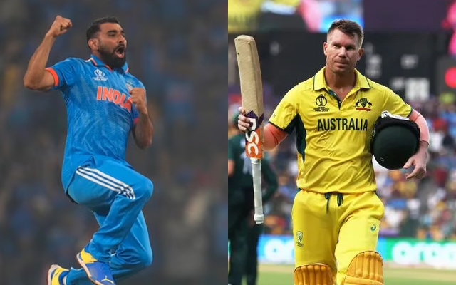 Mohammed Shami and David Warner