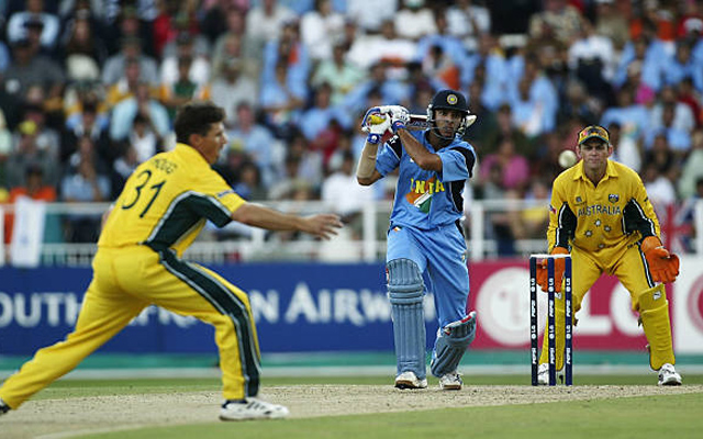 India vs Australia in the World Cup 2003 final.