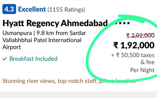 ODI World Cup 2023: Ahmedabad hotel price touches INR 2 lakh a night ...
