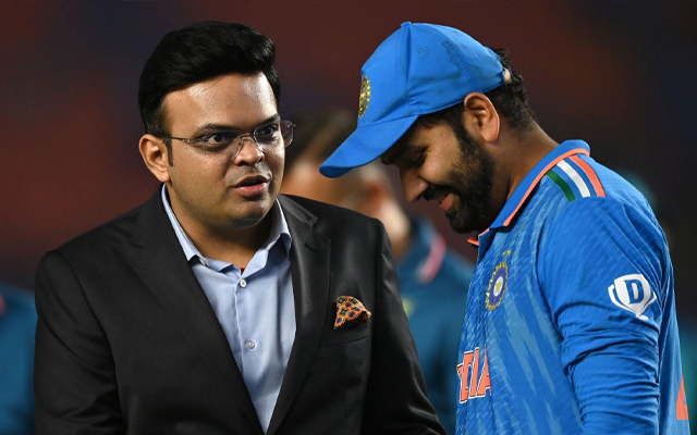 Jay Shah and Rohit Sharma