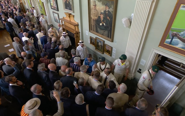 Lord's Long Room quarrel with Usman Khawaja.